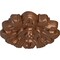 Ekena Millwork Emery Leaf Ceiling Medallion, Hand-Painted Polished Copper, 7 5/8"OD x 1"P CM07EMPOS - alternate 4